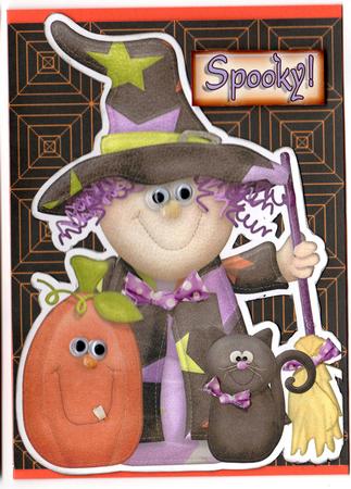 Tiles on Black (halloween) by Susan Schmidt