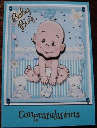 Baby Boys Birth or 1st Birthday by Flora Marker