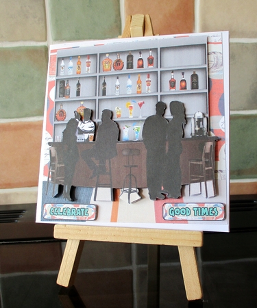 HOUSE BAR DECOUPAGE by Alan Corker