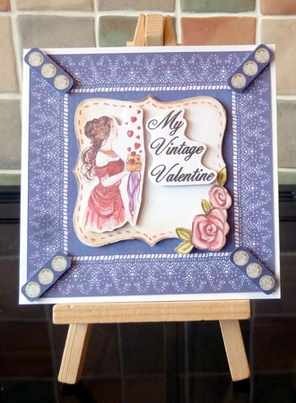 Lovely Vintage Colour Lace Borders by Alan Corker