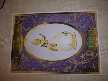 Faerie Bottle Card Front by Alan Corker