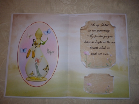 Faerie Bottle Card Front by Alan Corker