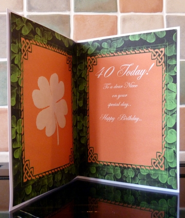 Pretty Irish Girl - Card Mini Kit by Alan Corker