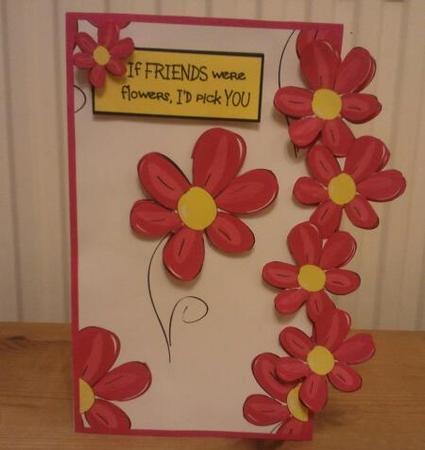 Pick of the Bunch Quick Card Front with Decoupage by Alexandra Hall