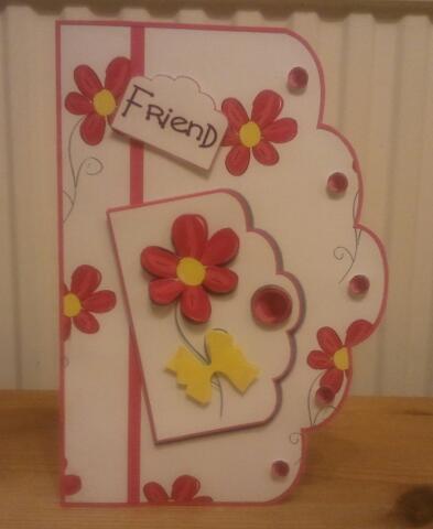Pick of the Bunch Scalloped Edge Card Front with Decoupage 1 by Alexandra Hall