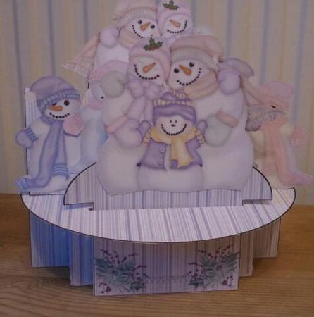 Snowmen 3D Shelf Card Kit by Alexandra Hall