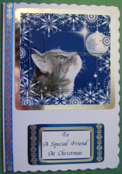 Christmas Magic - Intertwined Pyramid Card by Ali Sherman