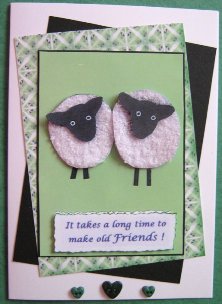 'ewe' It Takes a Long Time to Make Old Friends Birthday by Ali Sherman
