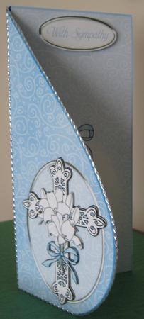 When Words Fail Teardrop Card by Ali Sherman