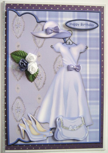 Lilac Beauty Envelope Card with Decoupage by Ali Sherman