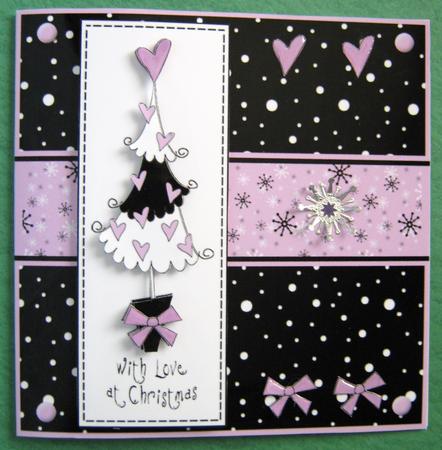 Funky Xmas Tree Quick Card by Ali Sherman