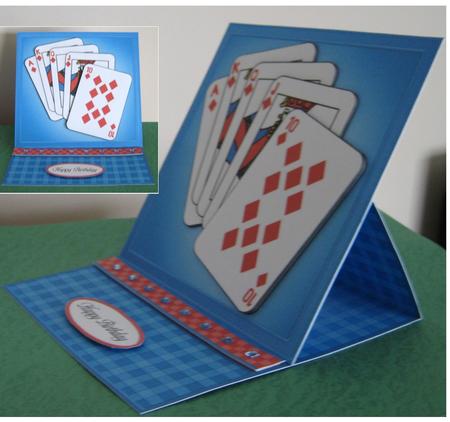 You're Ace!! Easel Card Kit with 3D Decoupage by Ali Sherman