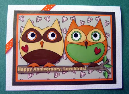 Anniversary Owls by Ali Sherman