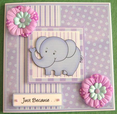 Baby Ellie and Family Quick Card by Ali Sherman