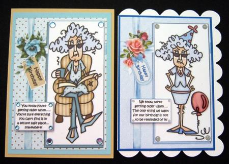 Selection of Four Stella Birthday Toppers by Ali Sherman