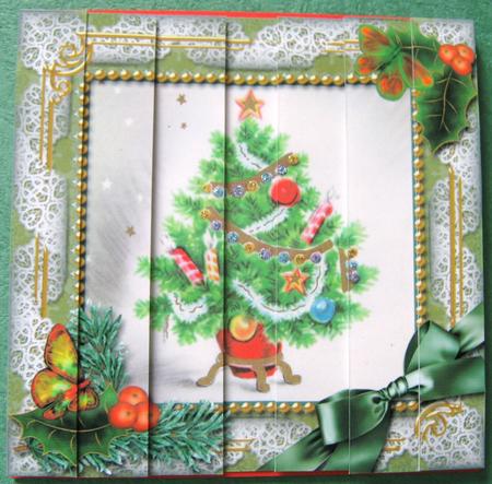 The Tree Holly 5inch Square Straight 2 Side Stacker by Ali Sherman