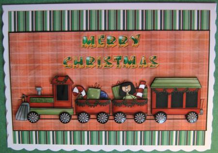 Christmas Train Step by Step by Ali Sherman