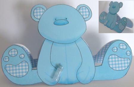 Blue Teddy Doodles Craft Kit by Ali Sherman