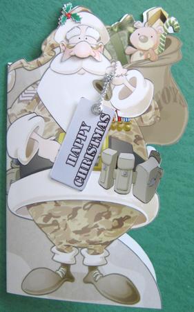 Armed Forces Santa Claus Shaped. by Ali Sherman