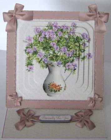 Pitcher of Purple Flowers by Ali Sherman