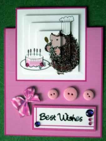 Over the Edge Spike Card - Celebrate with Cake by Ali Sherman