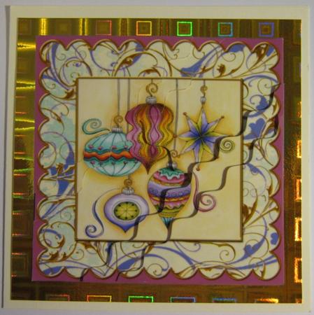 Christmas Decorations 5in Scallop Triangle Corner Stacker by Ali Sherman
