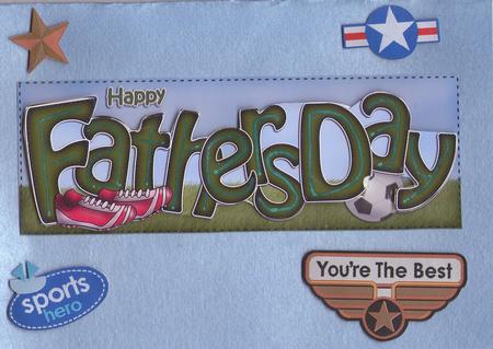 Fathers Day Large Dl Card N 3D Decoupage Featured Gallery Photo