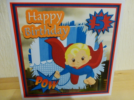 Super Hero for little boys Birthday #10 by Alison Tipping