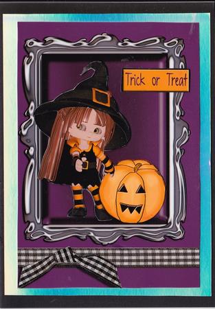 Halloween Witch Quick Card by Ali Wade
