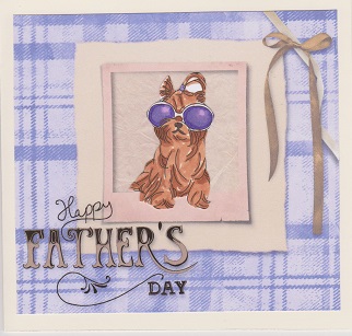 Yorkshire Terrier Digi Stamp by Ali Wade