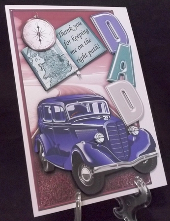Over the Side Vintage Car for Dad by Allen Bowen