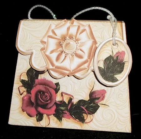 Handbag Gift Box Red Roses Valentine by Allen Bowen