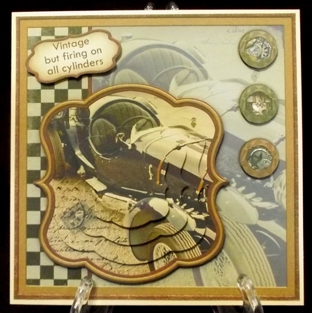 Vintage Car Old But Racey Quick Card by Allen Bowen
