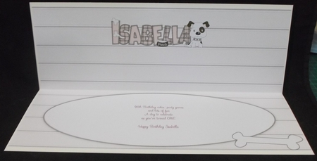 Patch the Dog Isabella Large Dl Insert by Allen Bowen