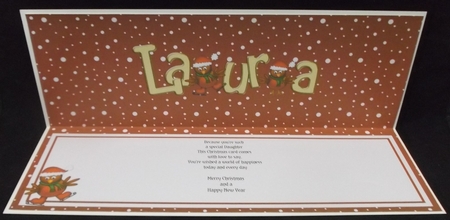 Xmas Laura Robins Matching Large Dl Insert by Allen Bowen