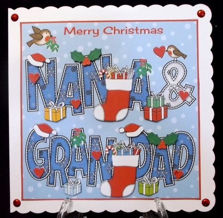 8x8 Christmas Nana & Grandad by Allen Bowen