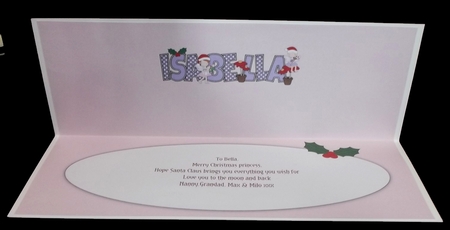 Christmas Fairies Isabella Large Dl Insert by Allen Bowen