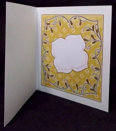Gold Daisy Fancy 8in Insert Panel by Allen Bowen