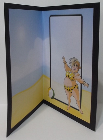 Yellow Polka Dot Dudess Insert by Allen Bowen