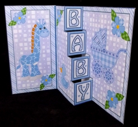 Step card Baby Boy by Allen Bowen