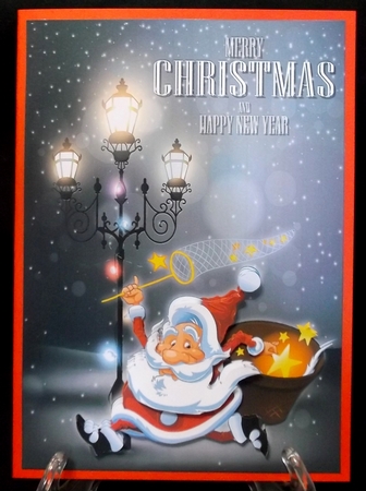 Dashing Through the Snow Card Front 4 by Allen Bowen