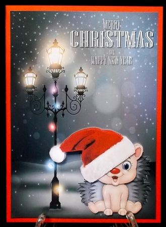 Dashing Through the Snow Card Front 10 by Allen Bowen