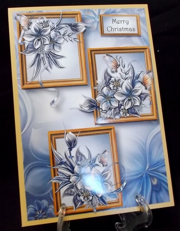 Frame Trio Christmas Bumper Kit 1 (Floral & Cupcakes) by Allen Bowen