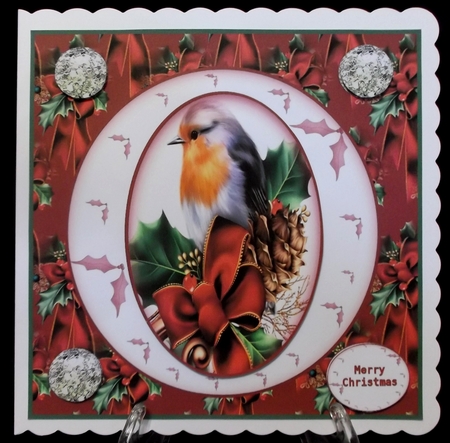 christmas robin cameo by Allen Bowen