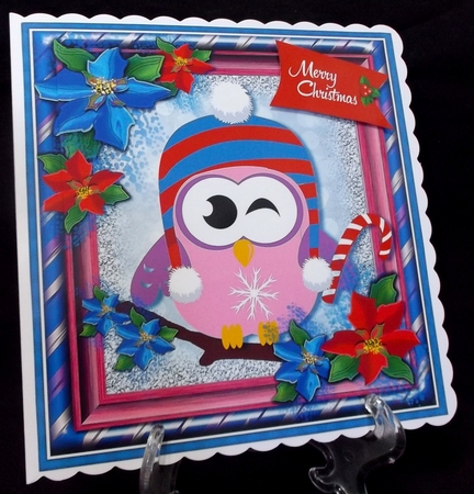 Holiday Owls 3 Card Front kit  by Allen Bowen
