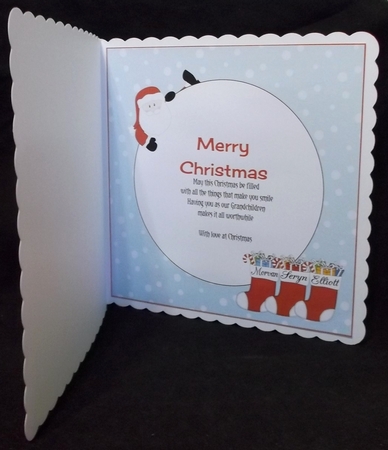 Insert for 8x8 Christmas Names MORVAN, SERYN & ELLIOTT by Allen Bowen