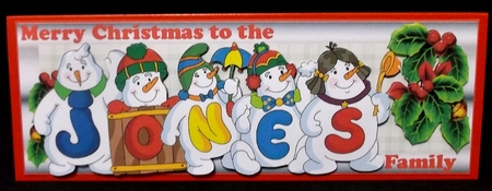 SNOWMEN SURNAMES - JONES by Allen Bowen