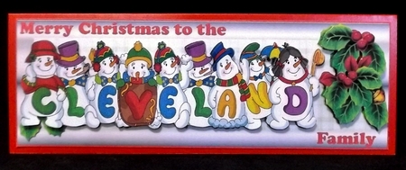 SNOWMEN SURNAME - CLEVELAND by Allen Bowen