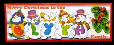SNOWMEN SURNAME - BLYTH by Allen Bowen