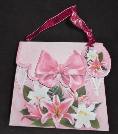 Handbag Gift Box Stargazer Lilies by Allen Bowen